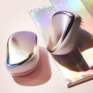 Compact Styler Hairbrush - Pearlescent Matte Chrome 便攜款