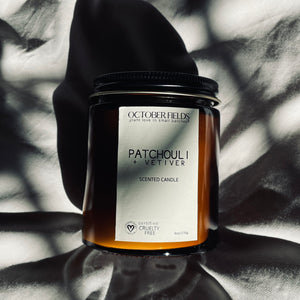 Amber Glass Candle - Patchouli + Vetiver 廣藿香 + 岩蘭草