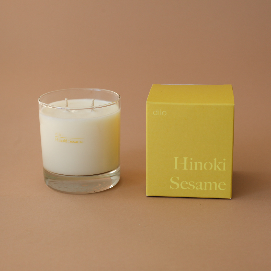 Hinoki Sesame Candle - 檜木芝麻
