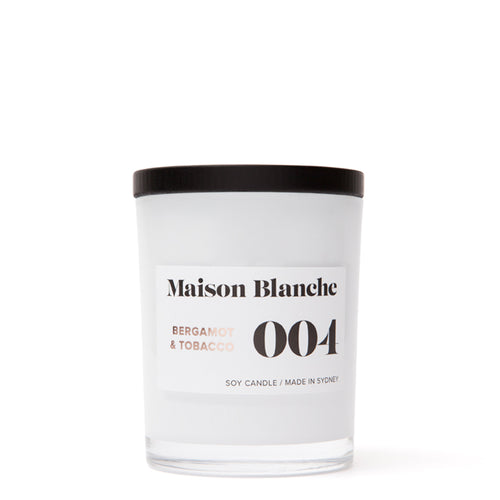 Medium Candle - 004 Bergamot & Tobacco 佛手柑 & 煙草