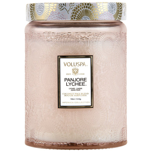 Large Jar Candle - Panjore Lychee